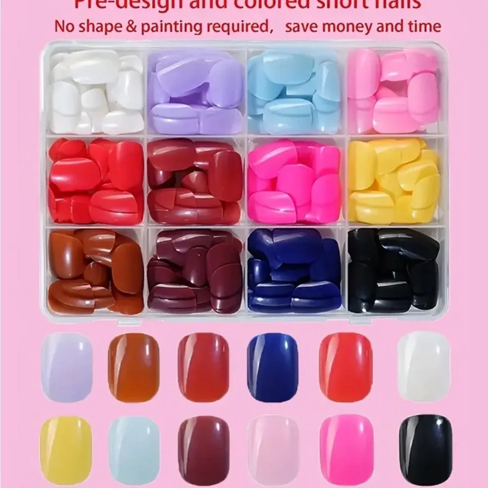 (New in package) 288 Colorful Press-On Nail Set